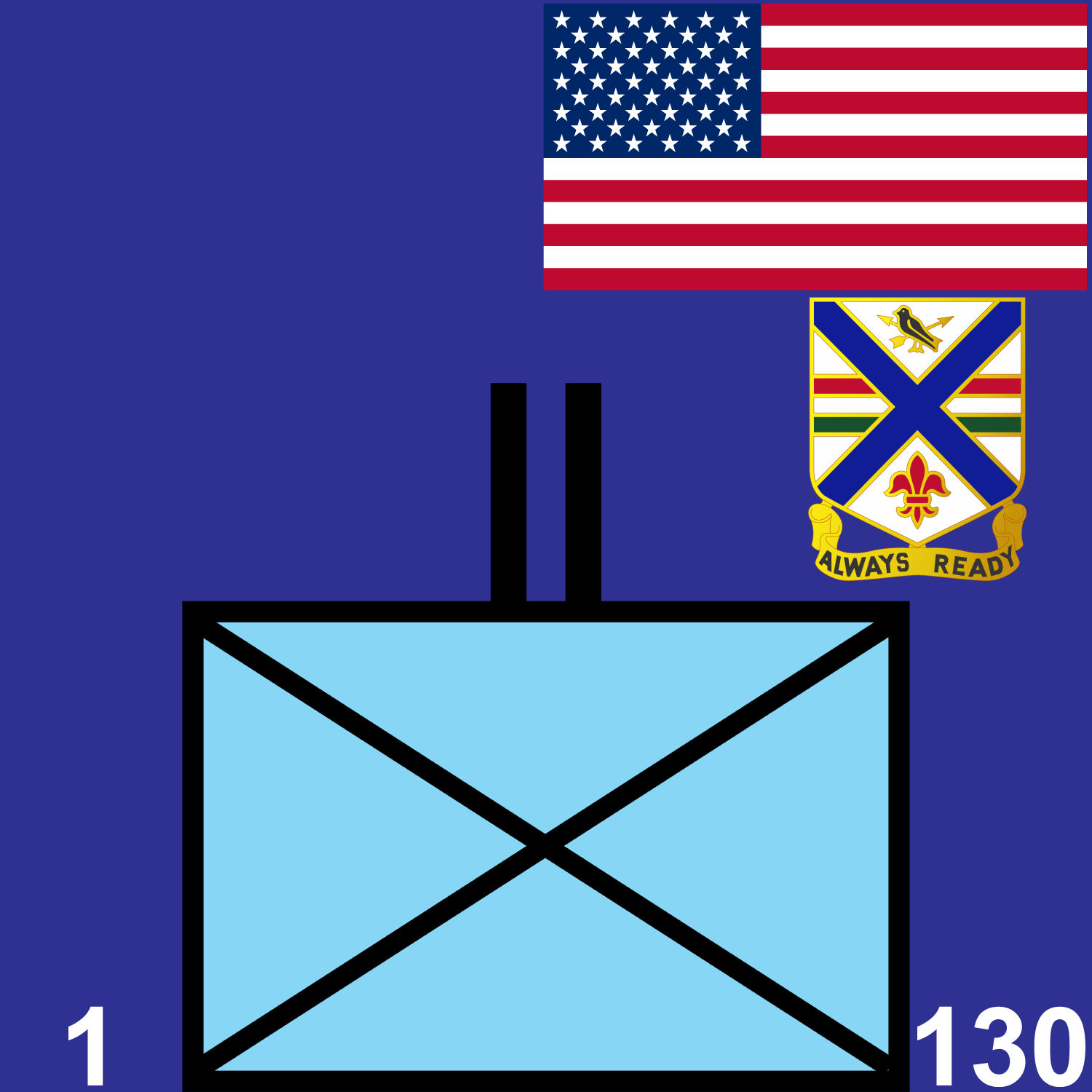 1st Battalion, 130th Infantry Regiment icon